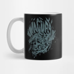 Skull Girl (teal skull) Mug